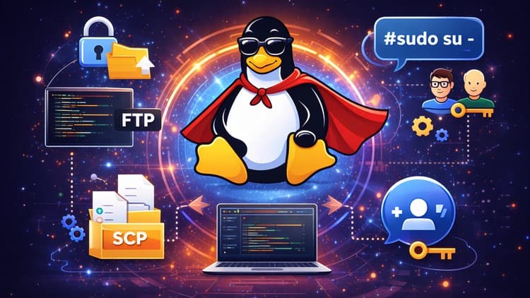 SSH , FTP , SCP , sudo and su for Linux and Unix