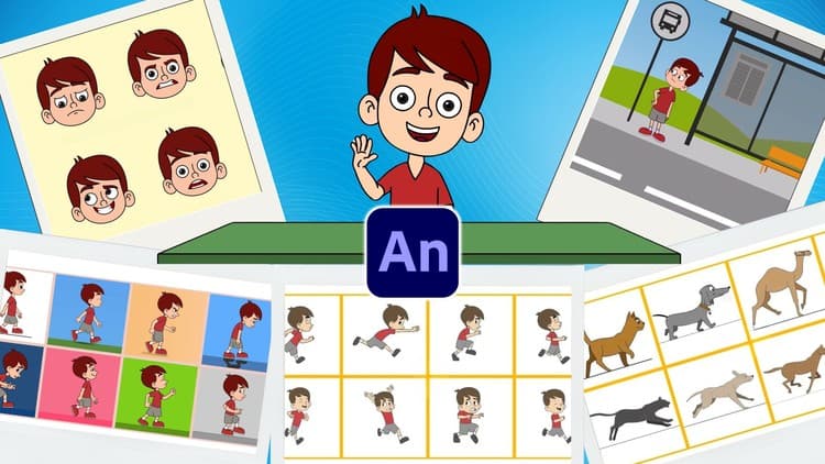 Master 2D Character Animation in Adobe Animate-Advance Level