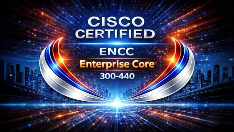 CISCO CCNP ENCC 300-440 ─ Exam Test: 1500 Questions
