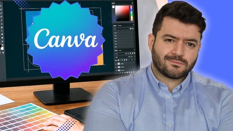 Canva Graphics Design Course For Beginners & Non Designers